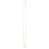 14k Yellow Gold Bead Necklace thumbnail 3