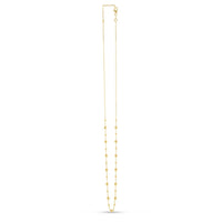 14k Yellow Gold Bead Necklace