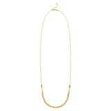 14K Yellow Gold Adjustable Rolo Link Necklace thumbnail 2