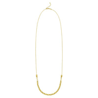 14K Yellow Gold Adjustable Rolo Link Necklace