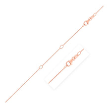 Load image into Gallery viewer, Double Extendable Cable Chain in 14k Rose Gold (0.85 mm)