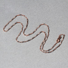 Load image into Gallery viewer, 14K Rose Gold Fine Paperclip Chain (1.50 mm)