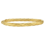 14k Yellow Gold Twist Bangle (5.30 mm) thumbnail 2