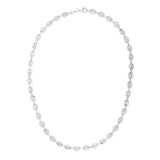 Sterling Silver Rhodium Plated Lite Puffed Mariner Chain (6.40 mm) thumbnail 3