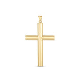 14k Yellow Gold High Polish Classic Cross Pendant thumbnail 1