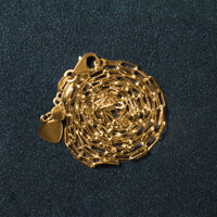 14k Yellow Gold Adjustable Paperclip Chain (1.50 mm)