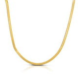 14k Yellow Gold Super Flex Herringbone Chain (1.50 mm) thumbnail 2
