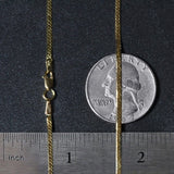14k Yellow Gold Super Flex Herringbone Chain (1.50 mm) thumbnail 6