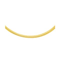 14K yellow gold omega chain in a 4.00 mm rounded classic design