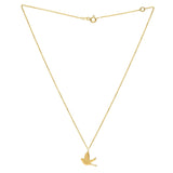 Dove Necklace in 14K Yellow Gold thumbnail 2