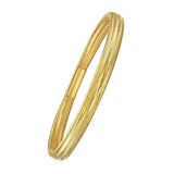 14K yellow gold medium stretch mesh bracelet, 5.40 mm woven band thumbnail 1