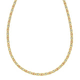 14K Tri Color Gold Pave Valentino Chain (3.00 mm) thumbnail 2