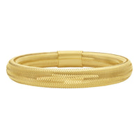 14K Yellow Gold Large Stretch Mesh Bracelet (8.80 mm)
