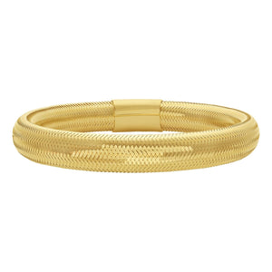 14K Yellow Gold Large Stretch Mesh Bracelet (8.80 mm)