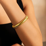 14K Yellow Gold Large Stretch Mesh Bracelet (8.80 mm) thumbnail 4