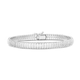 14k White Gold Diamante Flex Bracelet (5.80 mm) thumbnail 2
