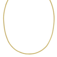 14K Yellow Gold Oval Snake Chain (2.00 mm)