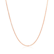 Load image into Gallery viewer, 14k Rose Gold Diamond Cut Cable Link Chain (1.10 mm)