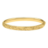 Engraved Medium Bangle in 14K Yellow Gold (6.20 mm) thumbnail 2