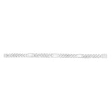 Sterling Silver Rhodium Plated Miami Cuban Link Bracelet (9.00 mm) thumbnail 3