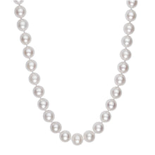 Pearl Necklace with Ball Clasp in 14K Yellow Gold