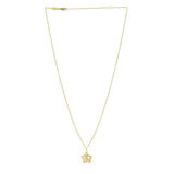 Cutout Star Necklace in 14K Yellow Gold thumbnail 2