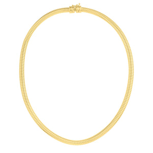 Tubogas Necklace in 14K Yellow Gold (5.00 mm)