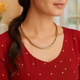 Tubogas Necklace in 14K Yellow Gold (5.00 mm) thumbnail 3