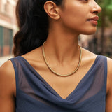 Tubogas Necklace in 14K Yellow Gold (5.00 mm) thumbnail 4