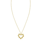 14K yellow gold necklace with diamond-cut cable chain links thumbnail 1