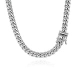 14k White Gold Classic Miami Cuban Solid Chain (5.00 mm) thumbnail 4