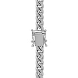 14k White Gold Classic Miami Cuban Solid Chain (5.00 mm) thumbnail 6