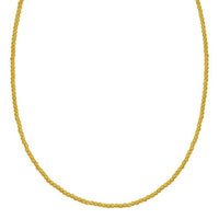14K Yellow Gold Bead Chain Necklace (2.30 mm)