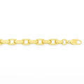 14K yellow gold French cable chain bracelet, 3.60 mm width