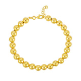 Polished 7mm Bead Bracelet in 14K Yellow Gold thumbnail 2