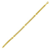 14K Yellow Gold Round Box Hardware Bracelet thumbnail 1