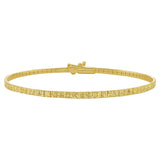 14K Yellow Gold Mini Glacier Bracelet (2.10 mm) thumbnail 2