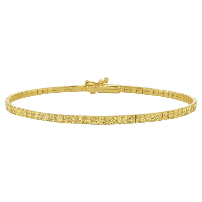 14K Yellow Gold Mini Glacier Bracelet (2.10 mm)