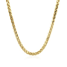 Load image into Gallery viewer, 14k Yellow Gold Diamond Cut Round Franco Chain (3.20 mm)