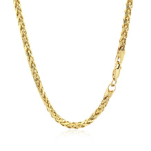 Load image into Gallery viewer, 14k Yellow Gold Diamond Cut Round Franco Chain (3.20 mm)