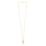 Seahorse Necklace in 10K Yellow Gold thumbnail 2