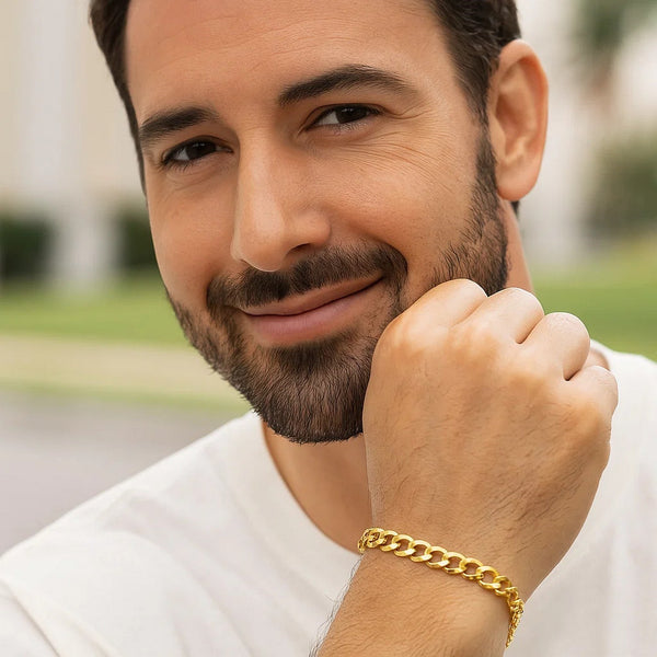 4.7mm 10k Yellow Gold Curb Bracelet
