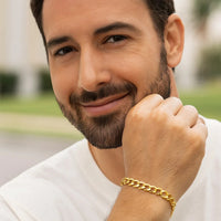 4.7mm 10k Yellow Gold Curb Bracelet