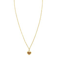 14K yellow gold rope chain necklace with twisted braided links