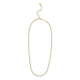 Pearl and Gold Alternating Bead Necklace in 14K Yellow Gold thumbnail 2