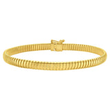 14K Yellow Gold Tubogas Bracelet (5.00 mm) thumbnail 2