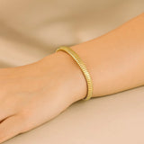 14K Yellow Gold Tubogas Bracelet (5.00 mm) thumbnail 3