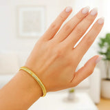 14K Yellow Gold Tubogas Bracelet (5.00 mm) thumbnail 4