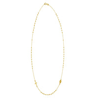 14K Yellow Gold Rosary Necklace