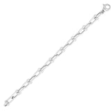 Sterling Silver Rhodium Plated Jax Link Bead Bracelet (9.20 mm) thumbnail 1